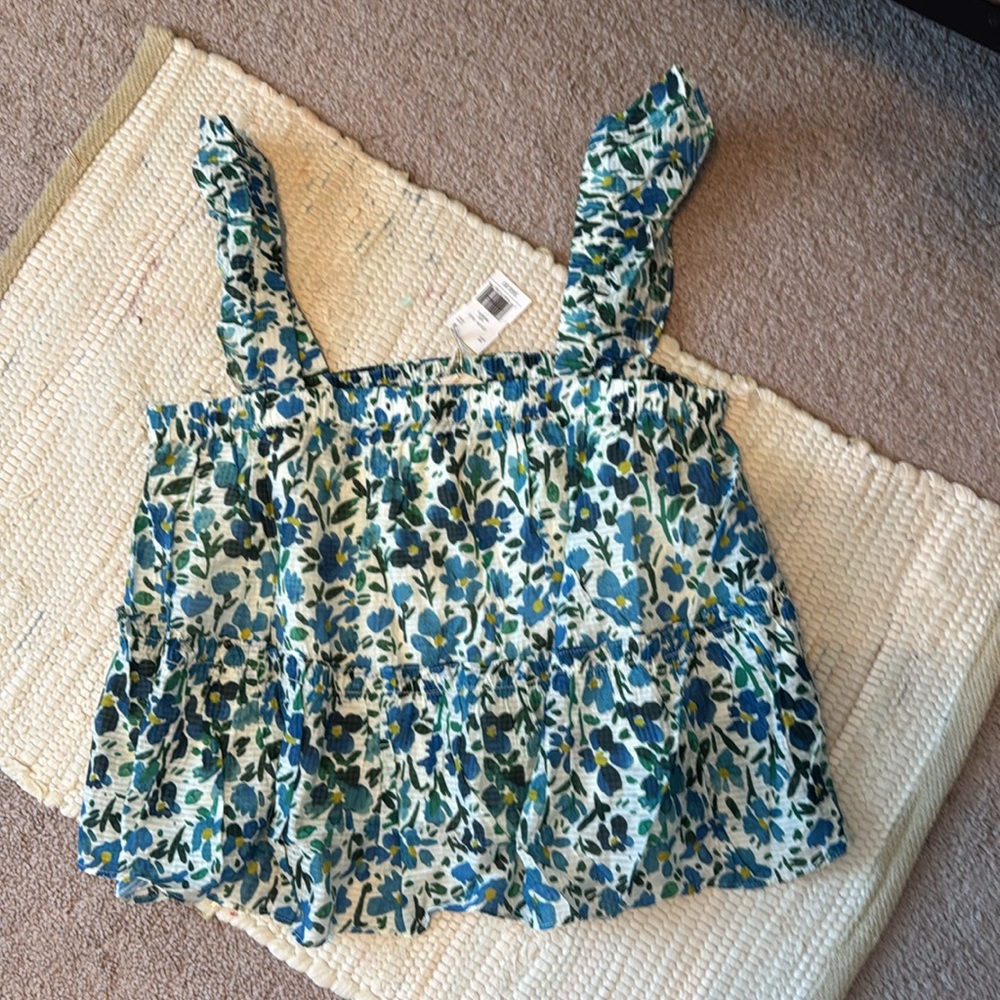 By Together Floral Print Tank NWT Size M
